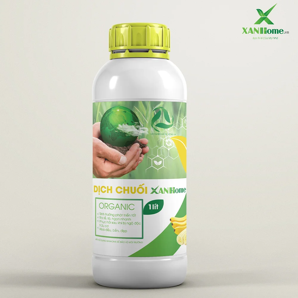 Dịch chuối XANHome chai 1L