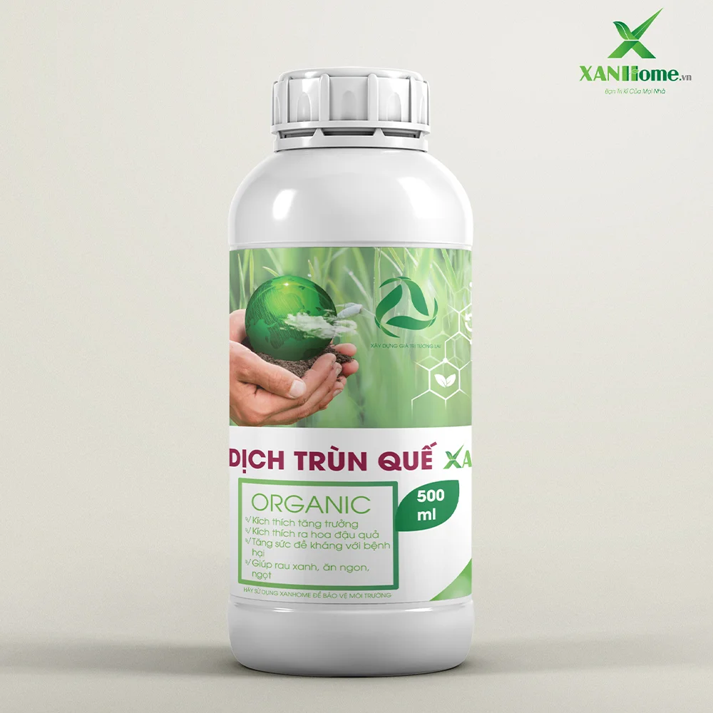 Dịch trùn quế XANHome chai 500mL