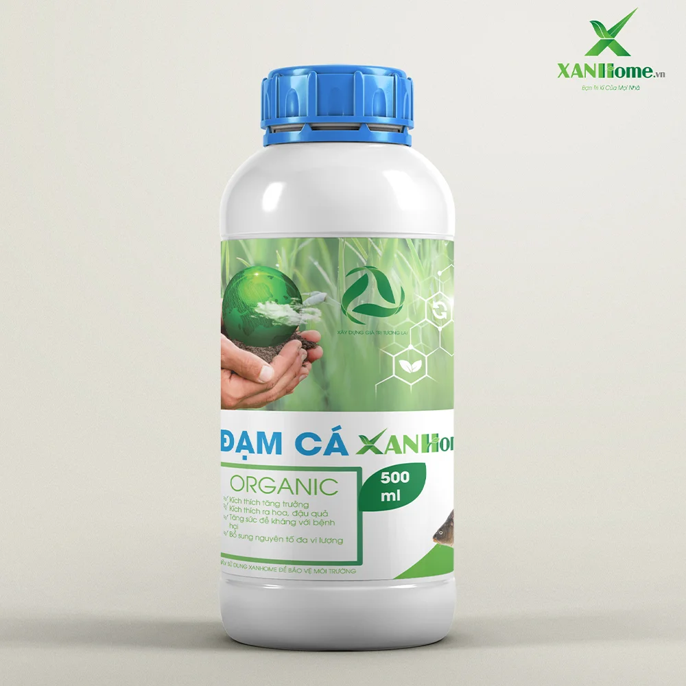 Đạm cá hữu cơ XANHome chai 500mL