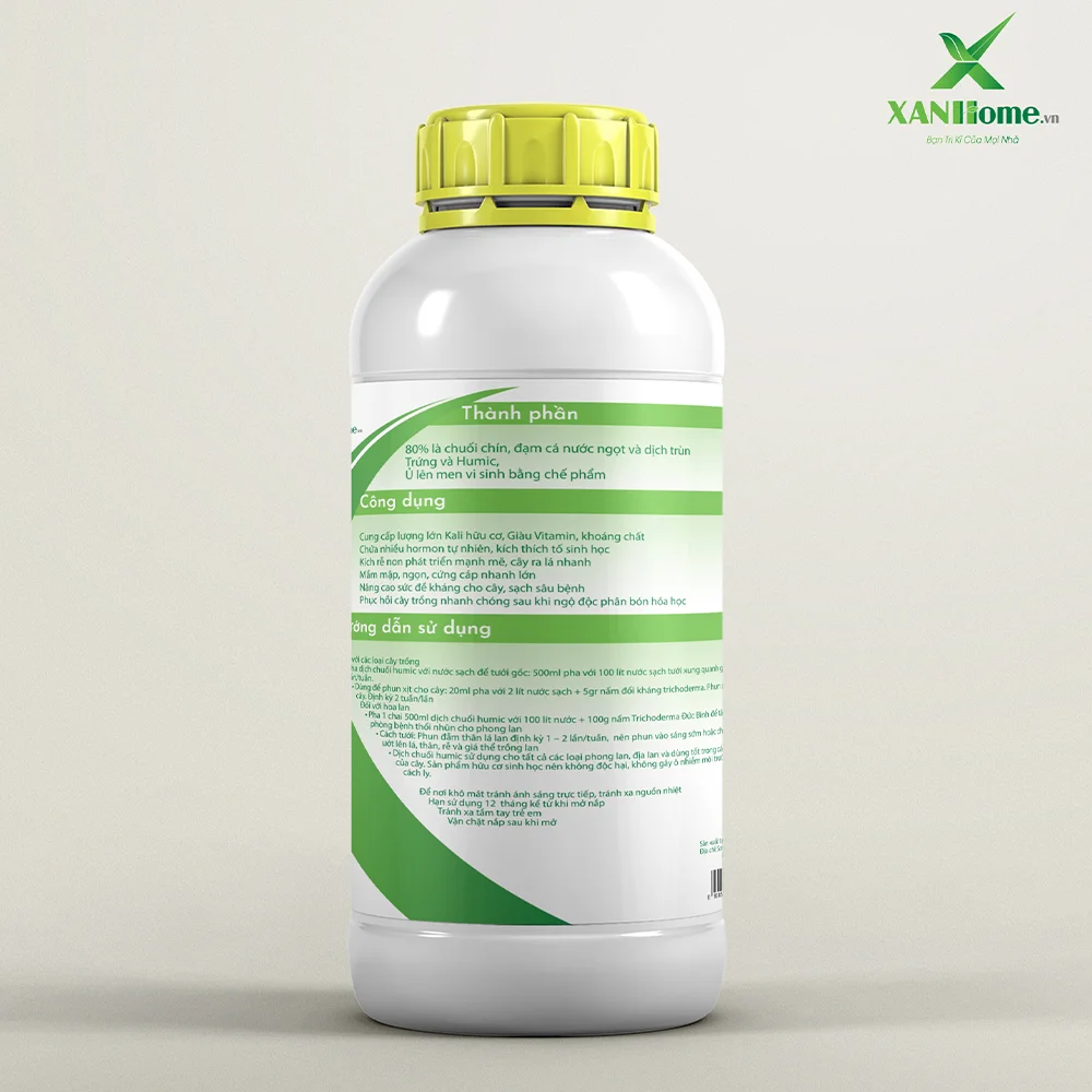 Dịch chuối XANHome chai 500mL