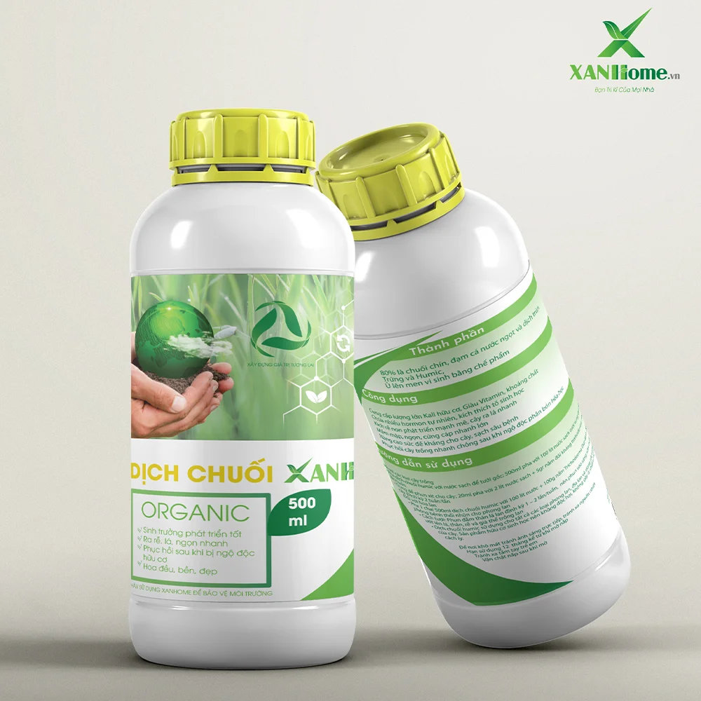 Dịch chuối XANHome chai 500mL